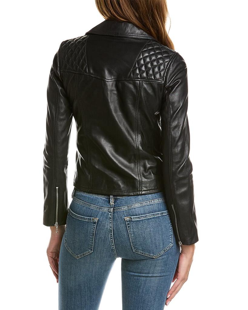AllSaints Kelham Leather Biker Jacket商品第2张图片规格展示