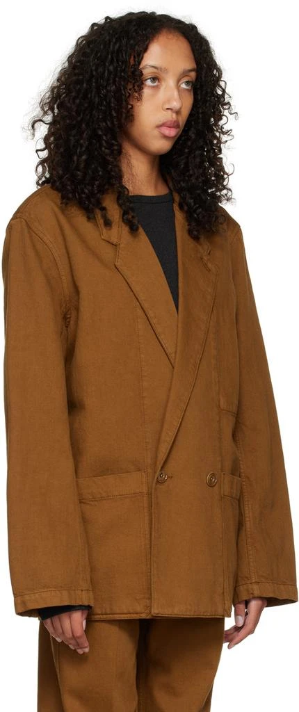 商品Lemaire|Brown Workwear Denim Blazer,价格¥5271,第2张图片详细描述