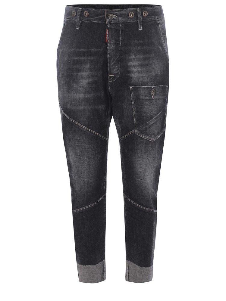 商品DSQUARED2|Dsquared2 Stonewashed Tapered Leg Jeans,价格¥4201,第1张图片