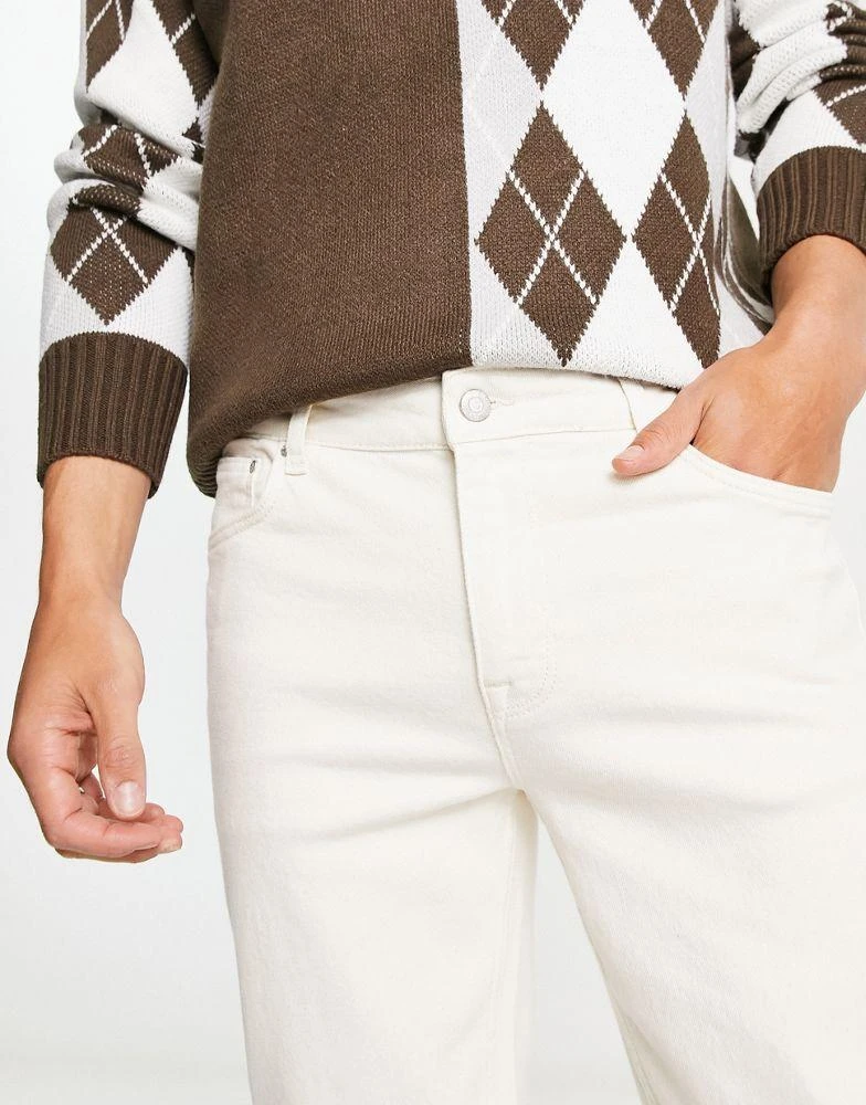 商品ASOS|ASOS DESIGN skinny jeans in ecru,价格¥162,第3张图片详细描述