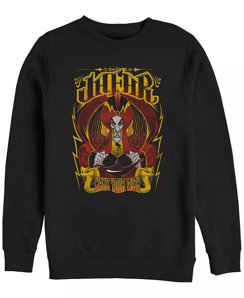 商品Disney|Disney Men's Aladdin Jafar Make Your Wish, Crewneck Fleece,价格¥337,第1张图片