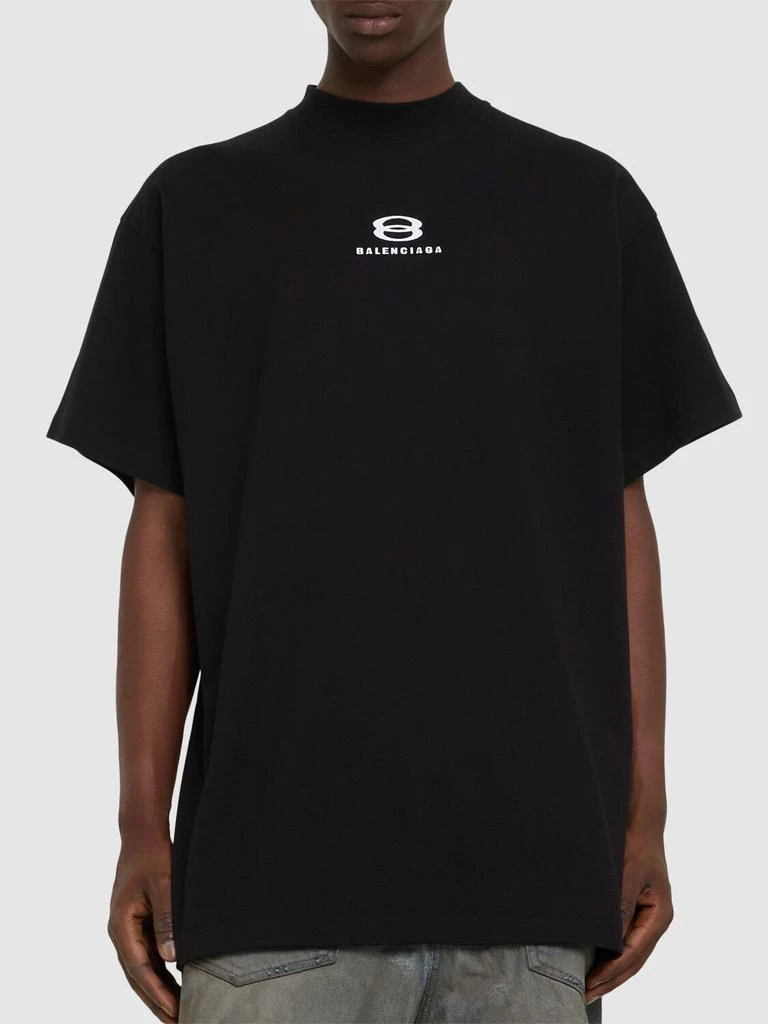 商品Balenciaga|Unity Vintage Cotton Jersey T-shirt,价格¥9529,第2张图片详细描述