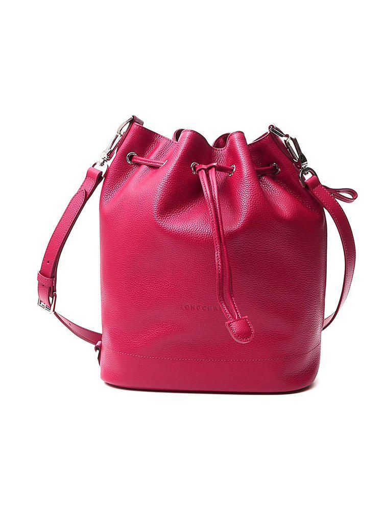 商品Longchamp|Longchamp Drawstring Bucket Bag,价格¥2687,第1张图片