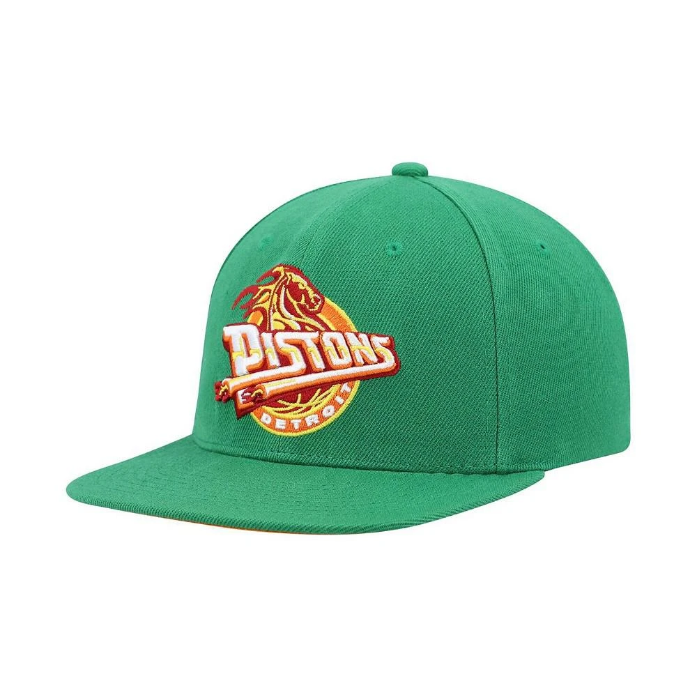 商品Mitchell & Ness|Men's Green Detroit Pistons 50th Anniversary Like Mike Snapback Hat,价格¥252,第4张图片详细描述