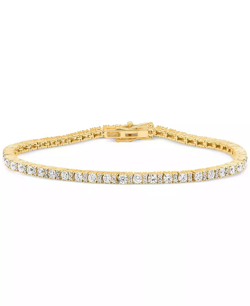 商品Macy's|Diamond Tennis Bracelet (3 ct. t.w.) in 14k Gold,价格¥63930,第1张图片