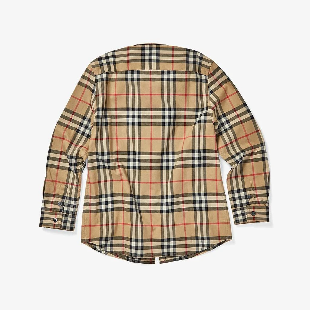 商品Burberry|Fredrick经典格纹口袋长袖衬衫 (小童/大童),价格¥1349,第2张图片详细描述