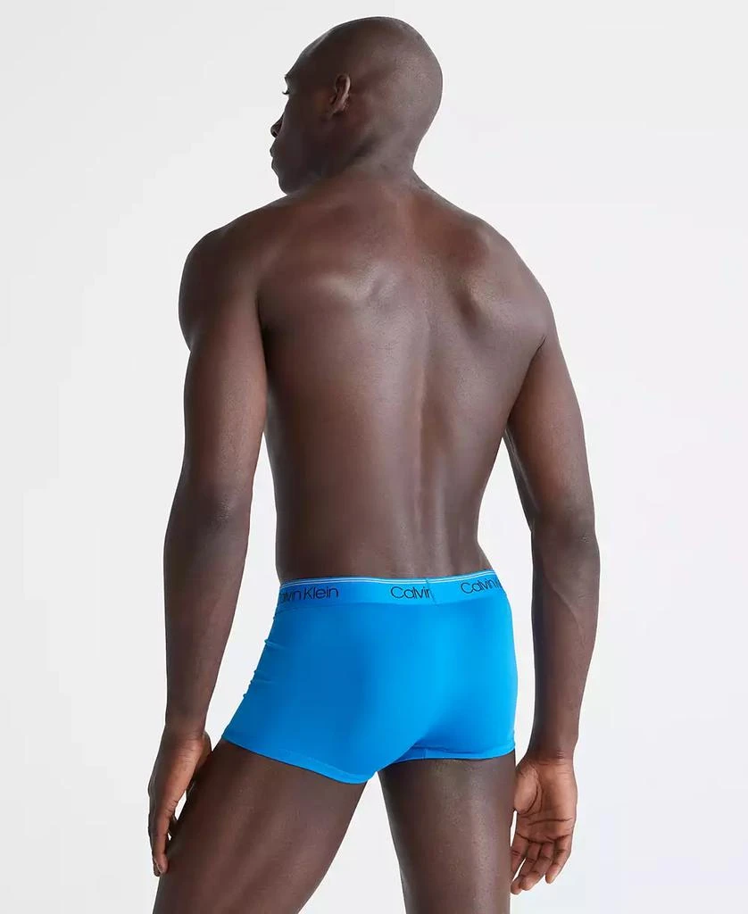商品Calvin Klein|Men's 3-Pack Microfiber Stretch Low-Rise Trunk Underwear,价格¥254,第3张图片详细描述