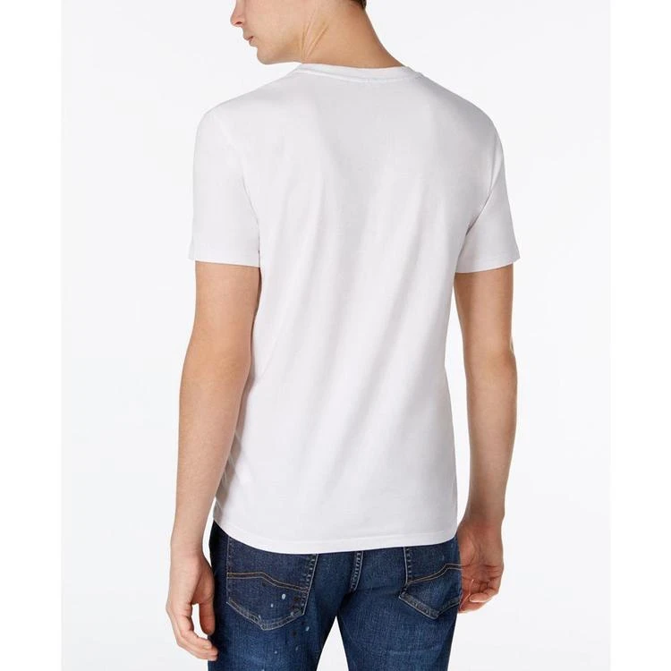 商品Armani Exchange|Men's AX Signature Logo V-Neck T-Shirt,价格¥296,第3张图片详细描述