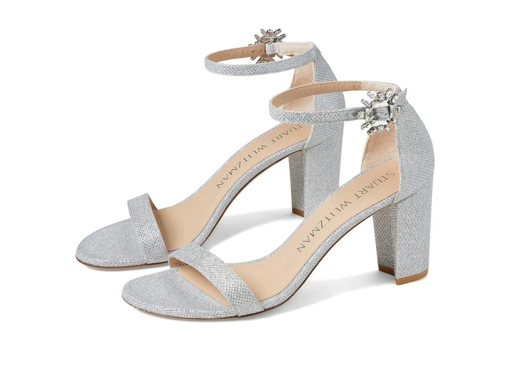 商品Stuart Weitzman|Nearlynude Crystal Nova Sandal,价格¥2454,第1张图片