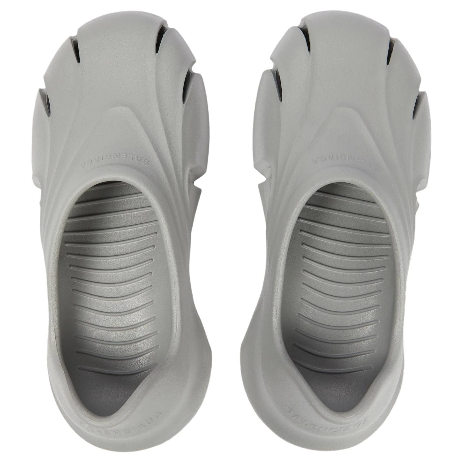 商品[国内直发] Balenciaga|巴黎世家 Mold 圆头套脚 洞洞鞋 男款 灰色,价格¥2752,第6张图片详细描述