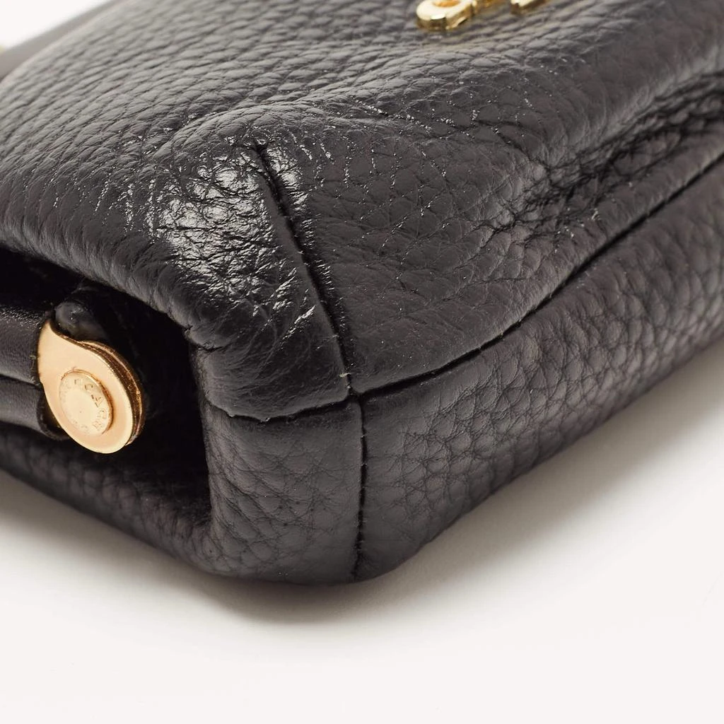 Coach Black Leather Nora Kisslock Coin Purse 商品