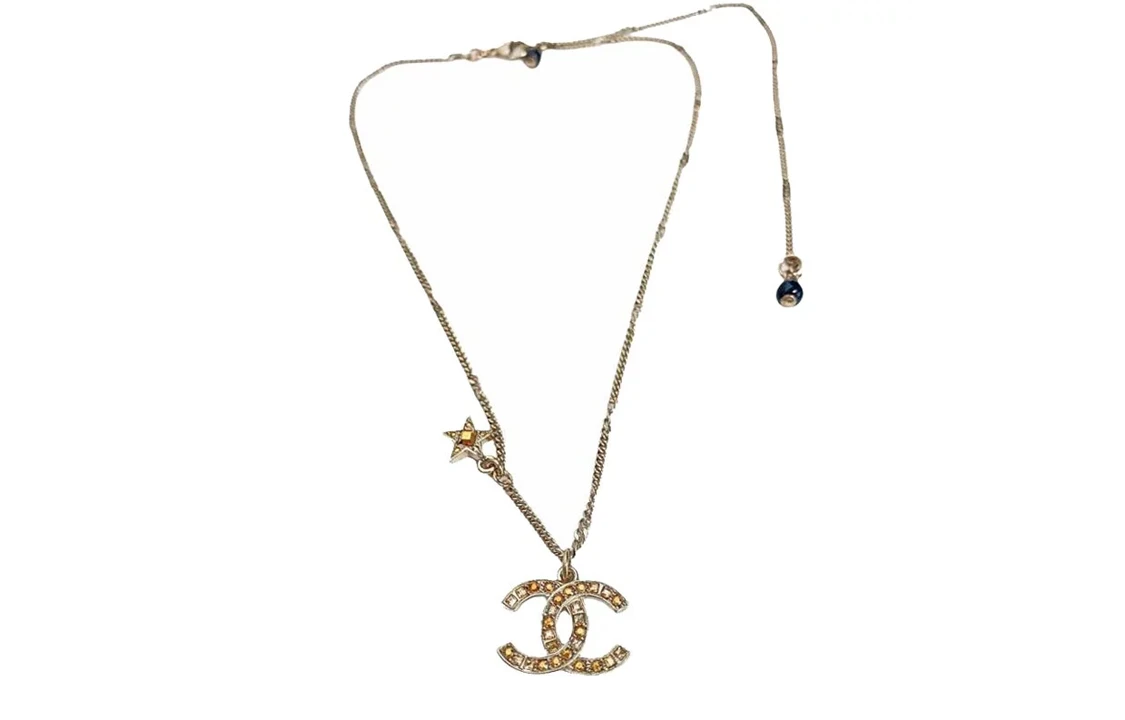 商品[国内直发] Chanel|香奈儿 经典Logo珍珠星星 金属 项链 女款,价格¥10764,第3张图片详细描述