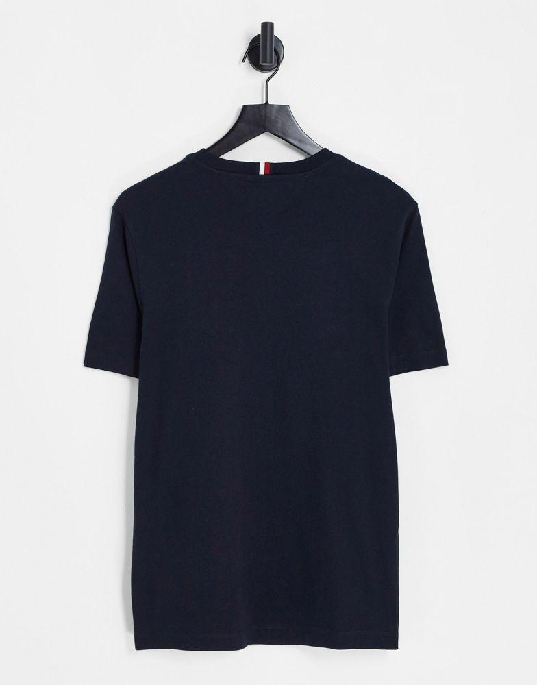 Tommy Hilfiger essential monogram logo t-shirt in navy商品第2张图片规格展示