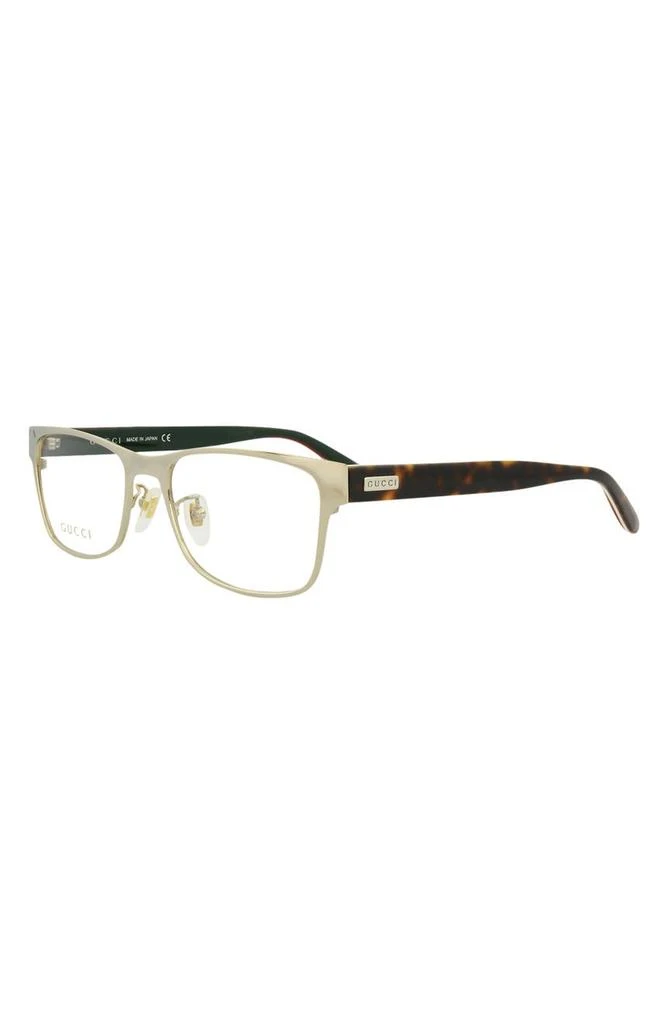 商品Gucci|55mm Rectangular Optical Frames,价格¥2214,第2张图片详细描述