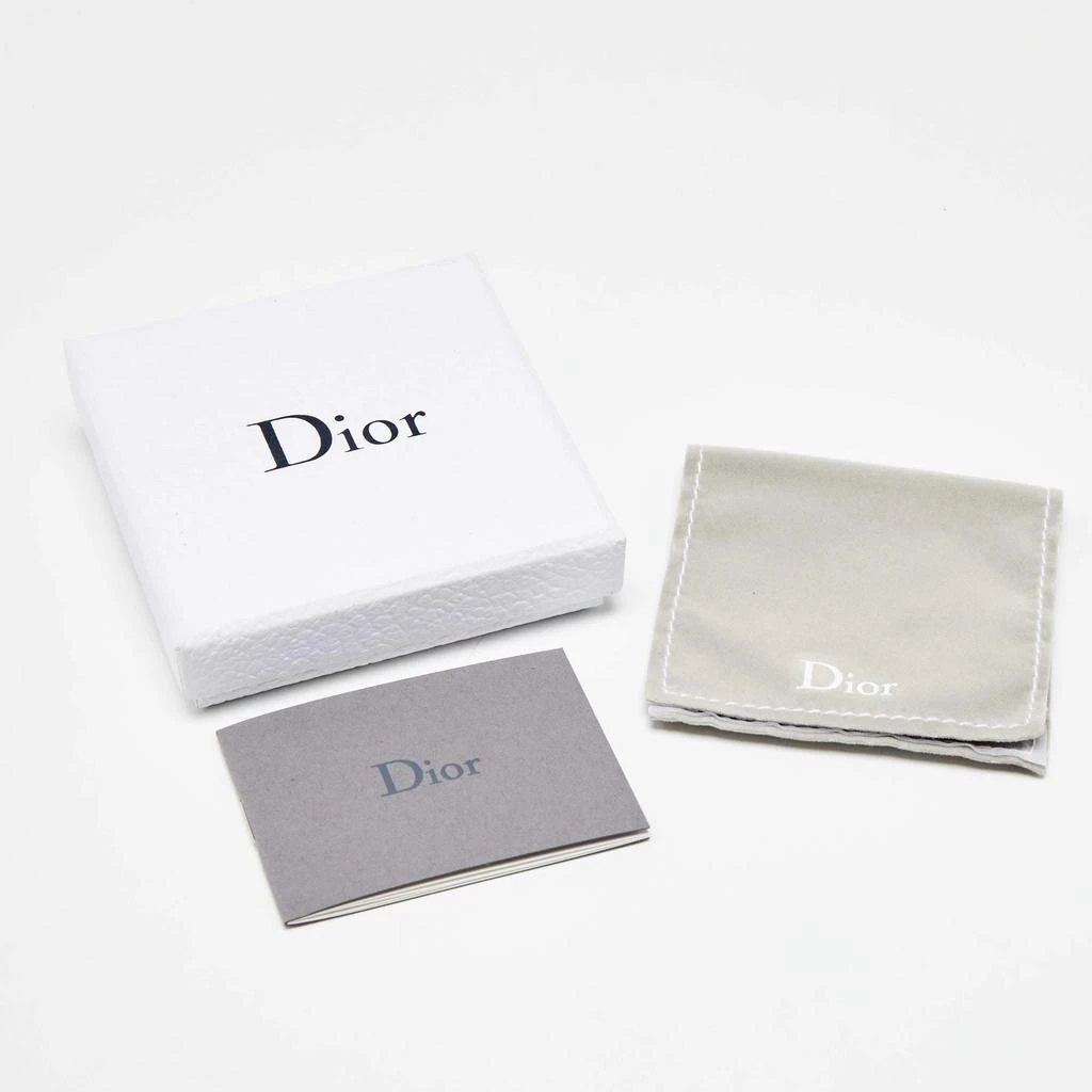 商品[二手商品] Dior|Dior Gold Tone Secret Cannage Faux Pearl Crystal Station Necklace,价格¥2514,第5张图片详细描述