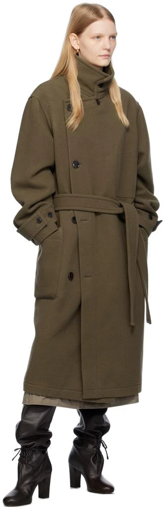 商品Lemaire|Taupe Wrap Coat,价格¥7718,第4张图片详细描述