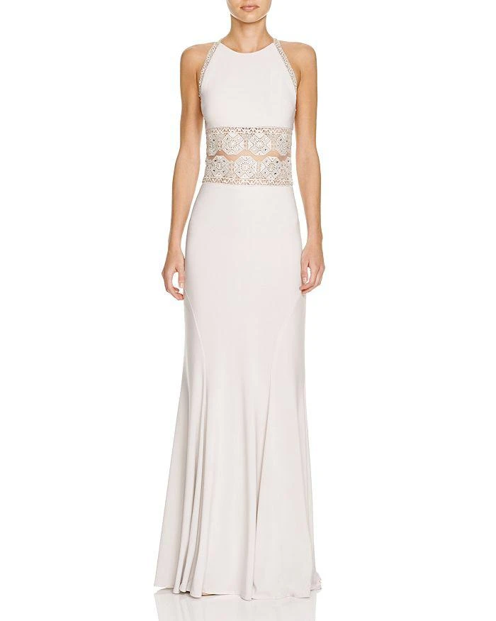商品LM Collection|Boho Illusion Lace Detail Gown,价格¥2135,第1张图片