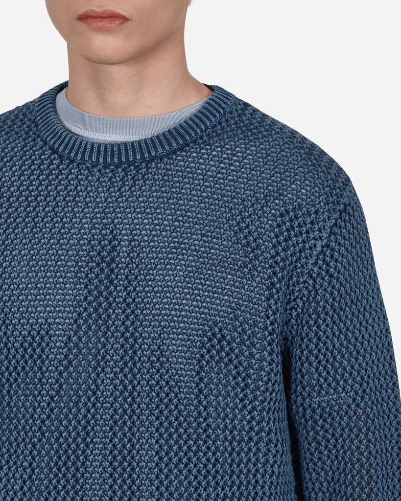 商品STUSSY|Pig. Dyed Loose Gauge Sweater Blue,价格¥635,第5张图片详细描述
