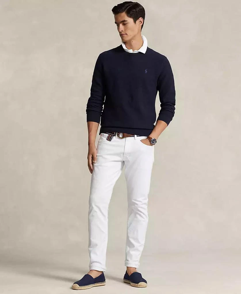 商品Ralph Lauren|Men's Textured Cotton Crewneck Sweater,价格¥627,第4张图片详细描述