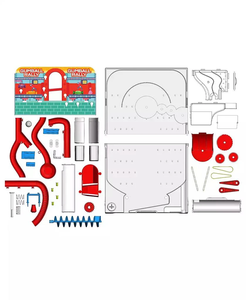 商品Thames & Kosmos|Pinball Machine Maker: Gumball Rally,价格¥301,第3张图片详细描述