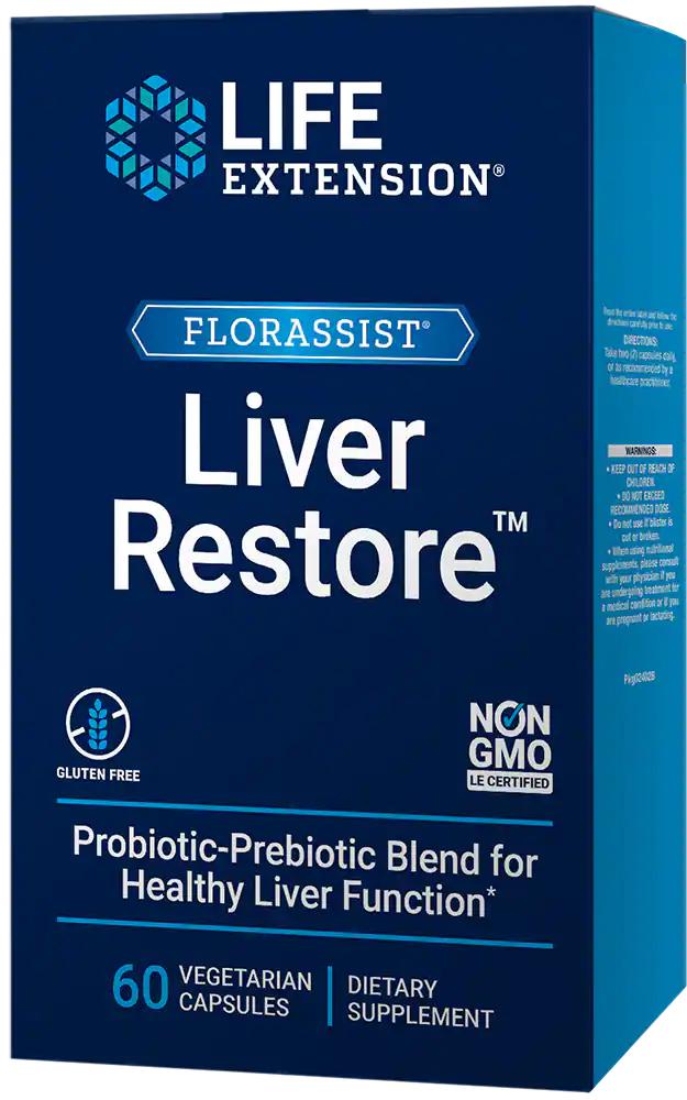 Life Extension FLORASSIST® Liver Restore™ (60 Vegetarian Capsules)商品第1张图片规格展示