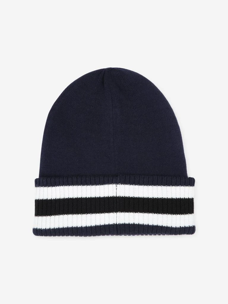 商品Hugo Boss|Hugo Boys Logo Beanie Hat in Blue,价格¥377,第3张图片详细描述