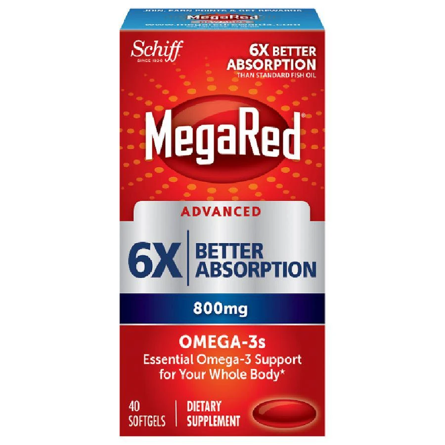 商品MegaRed|Triple Absorption 800 mg Softgels,价格¥294,第1张图片