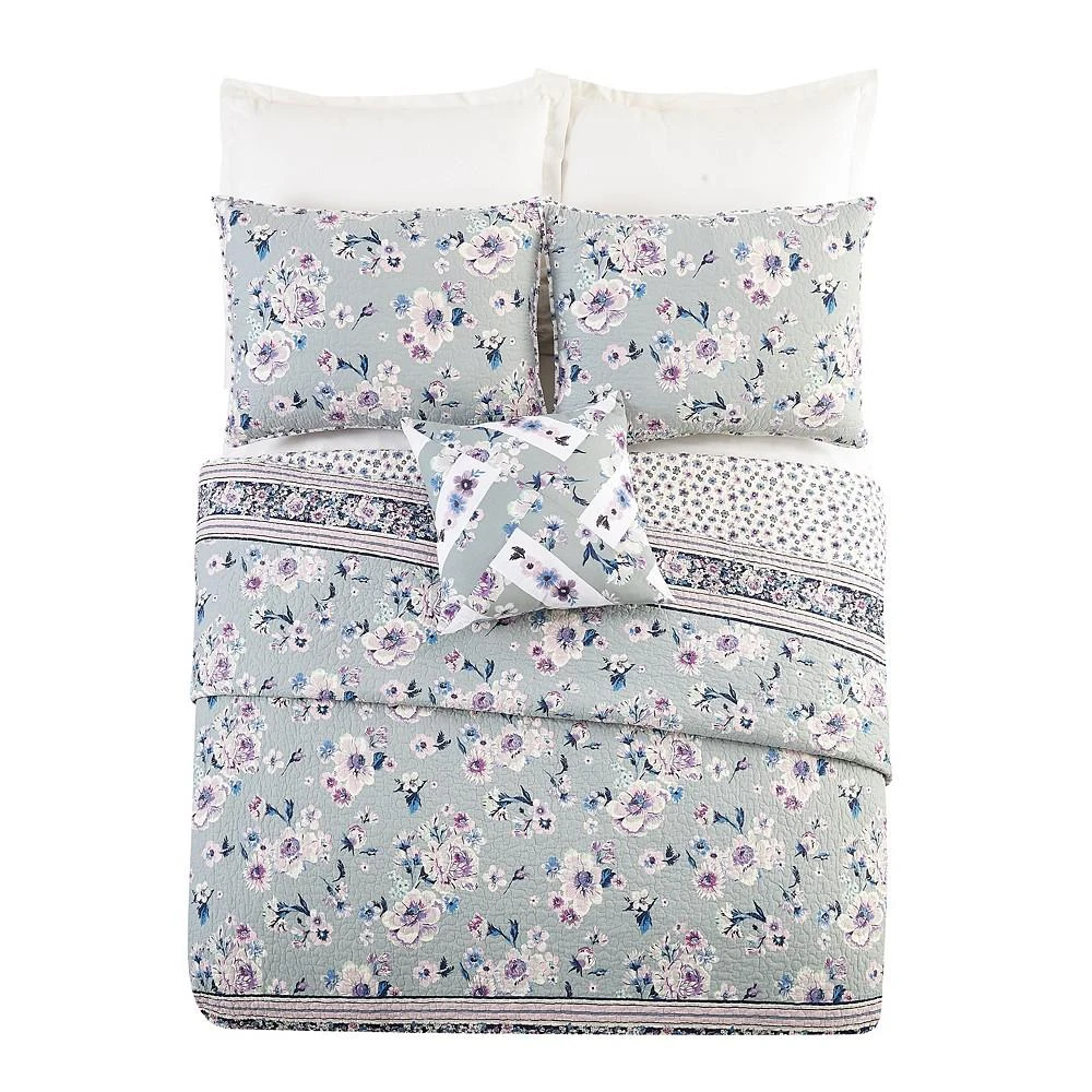 商品Jessica Simpson|Park Stripes Full/Queen Quilt,价格¥1712,第1张图片