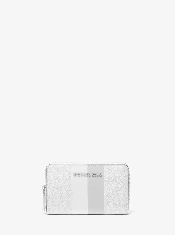 商品Michael Kors|Jet Set Small Signature Logo Stripe Card Case,价格¥293,第1张图片