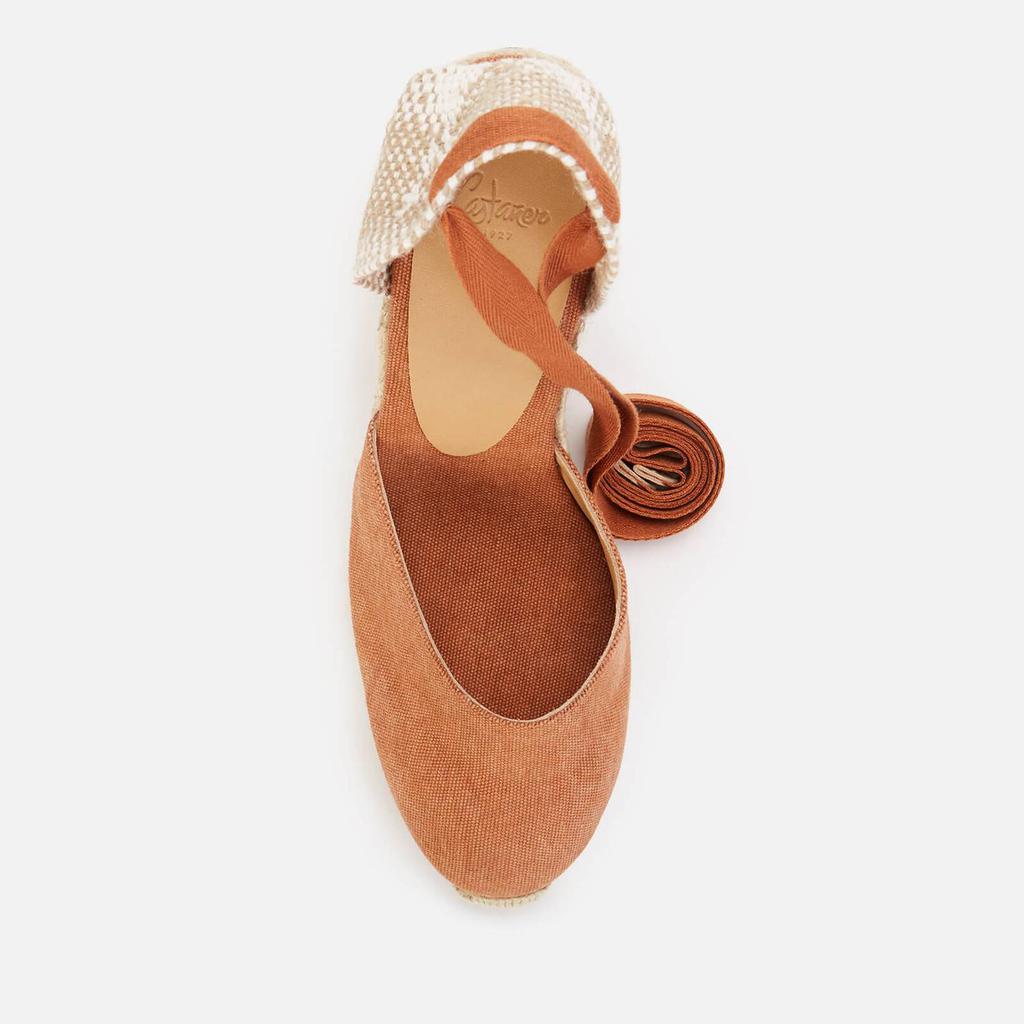 Castañer Women's Carina 8 Wedged Espadrilles - Cuero商品第3张图片规格展示