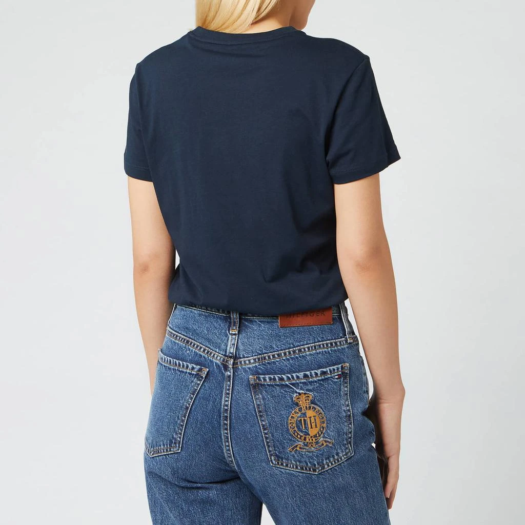 商品Tommy Hilfiger|Tommy Hilfiger Women's Heritage Crew Neck T-Shirt - Midnight,价格¥210,第2张图片详细描述
