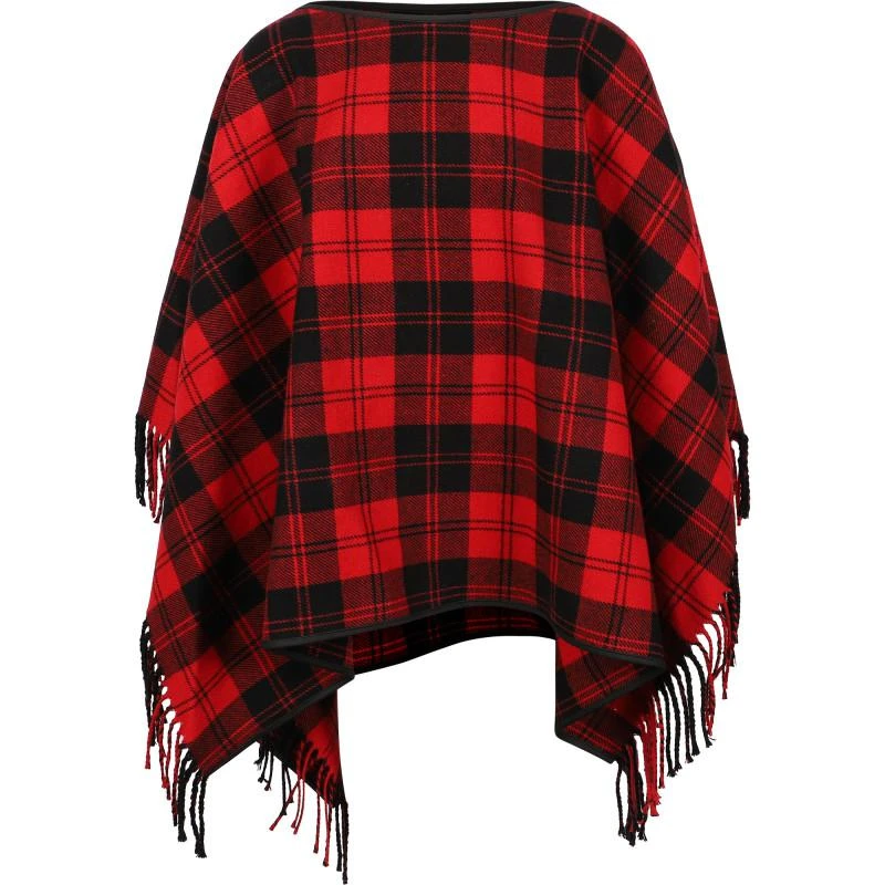 商品PINKO|Checkered poncho in red and black,价格¥2122,第1张图片