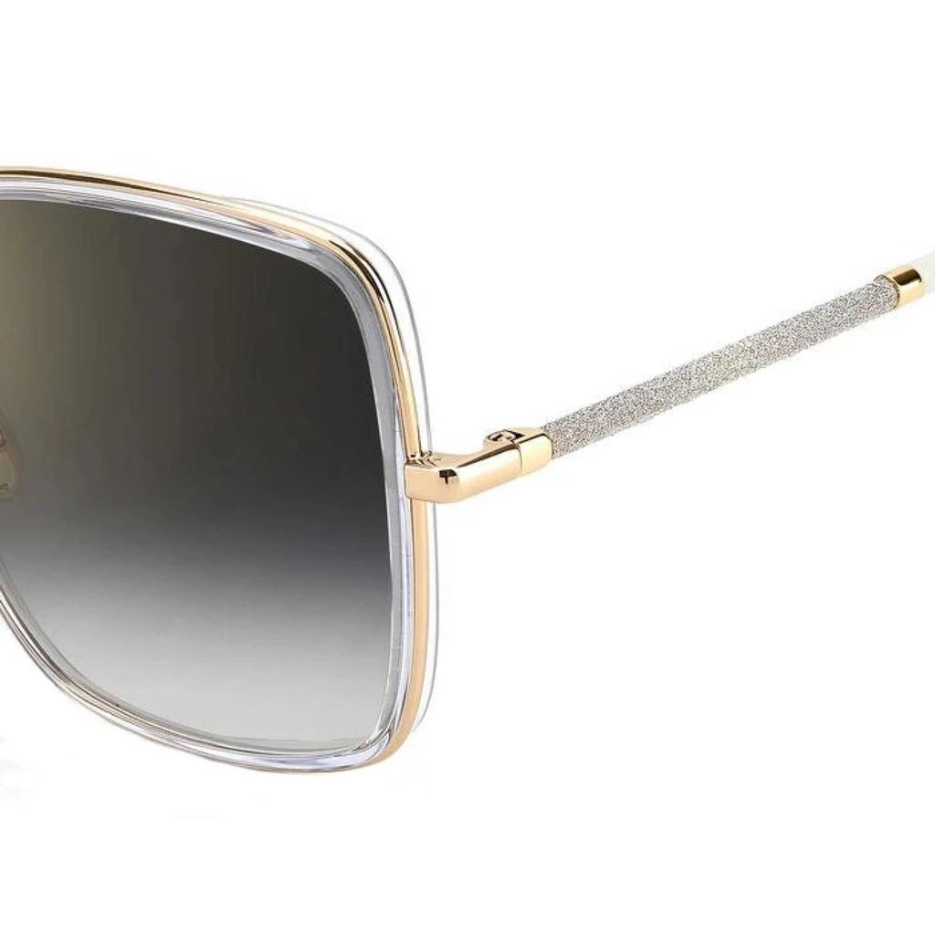 商品Jimmy Choo|Jimmy Choo Women's Sunglasses - Gold Crystal Square Plastic Frame | JAYLA/S 0LOJ,价格¥600,第3张图片详细描述