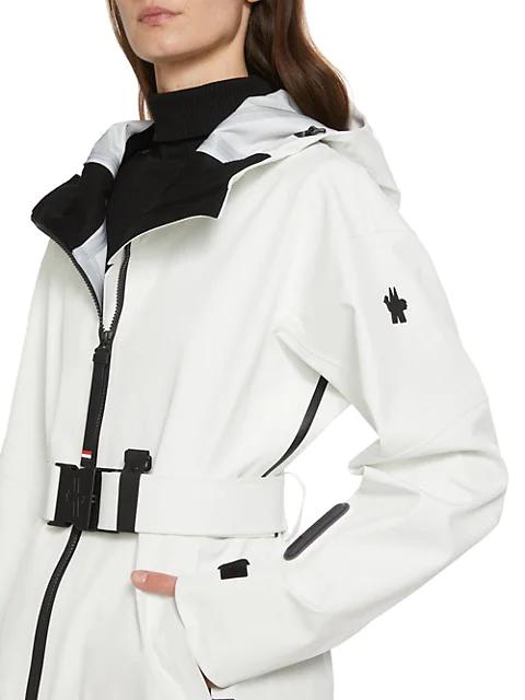 Grenoble Teche Belted Hooded Jacket商品第5张图片规格展示