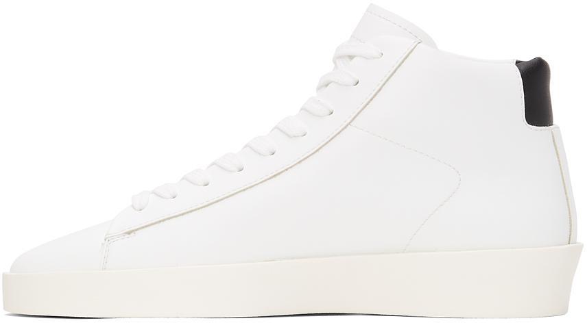 商品Essentials|White Tennis Mid Sneakers,价格¥2210,第5张图片详细描述