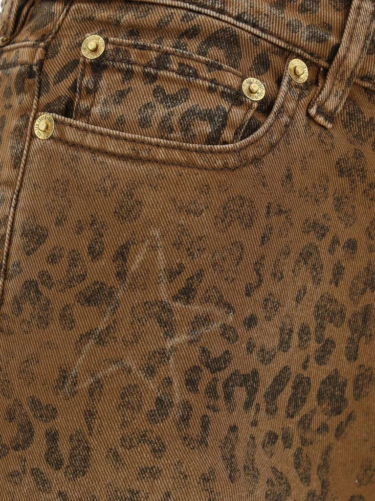 商品Golden Goose|Golden Goose Deluxe Brand Leopard Printed Skinny Jeans,价格¥2007,第3张图片详细描述