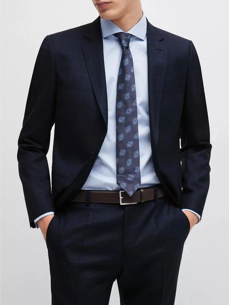 商品Hugo Boss|Slim Fit Suit in Checked Wool,价格¥5601,第3张图片详细描述