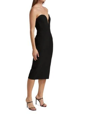 商品VERONICA BEARD|Colebrook Strapless Dress,价格¥2366,第3张图片详细描述