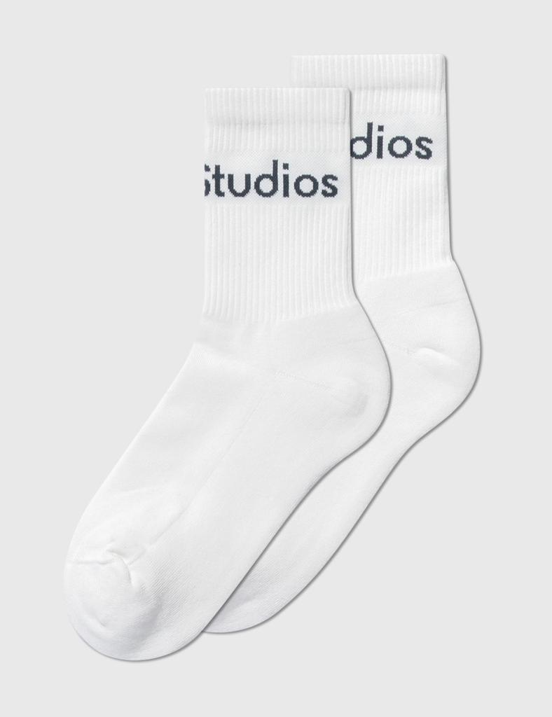 Ribbed Logo Socks商品第1张图片规格展示