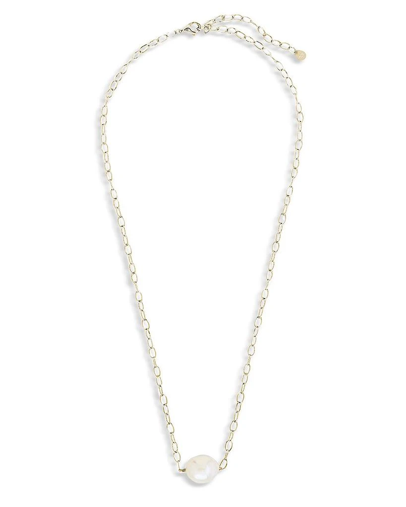 商品Sterling Forever|Imitation Pearl Pendant Necklace, 17",价格¥315,第1张图片