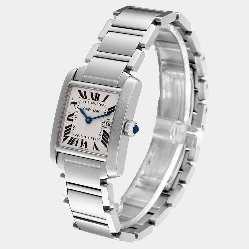 商品[二手商品] Cartier|Cartier Tank Francaise Midsize Silver Dial Steel Ladies Watch W51003Q3 25 x 30 mm,价格¥32341,第3张图片详细描述