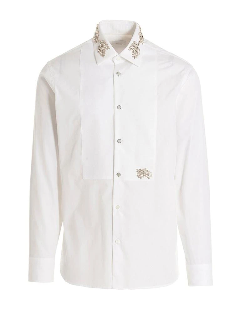 商品Burberry|Burberry Embellished Long-Sleeved Shirt,价格¥4746,第1张图片