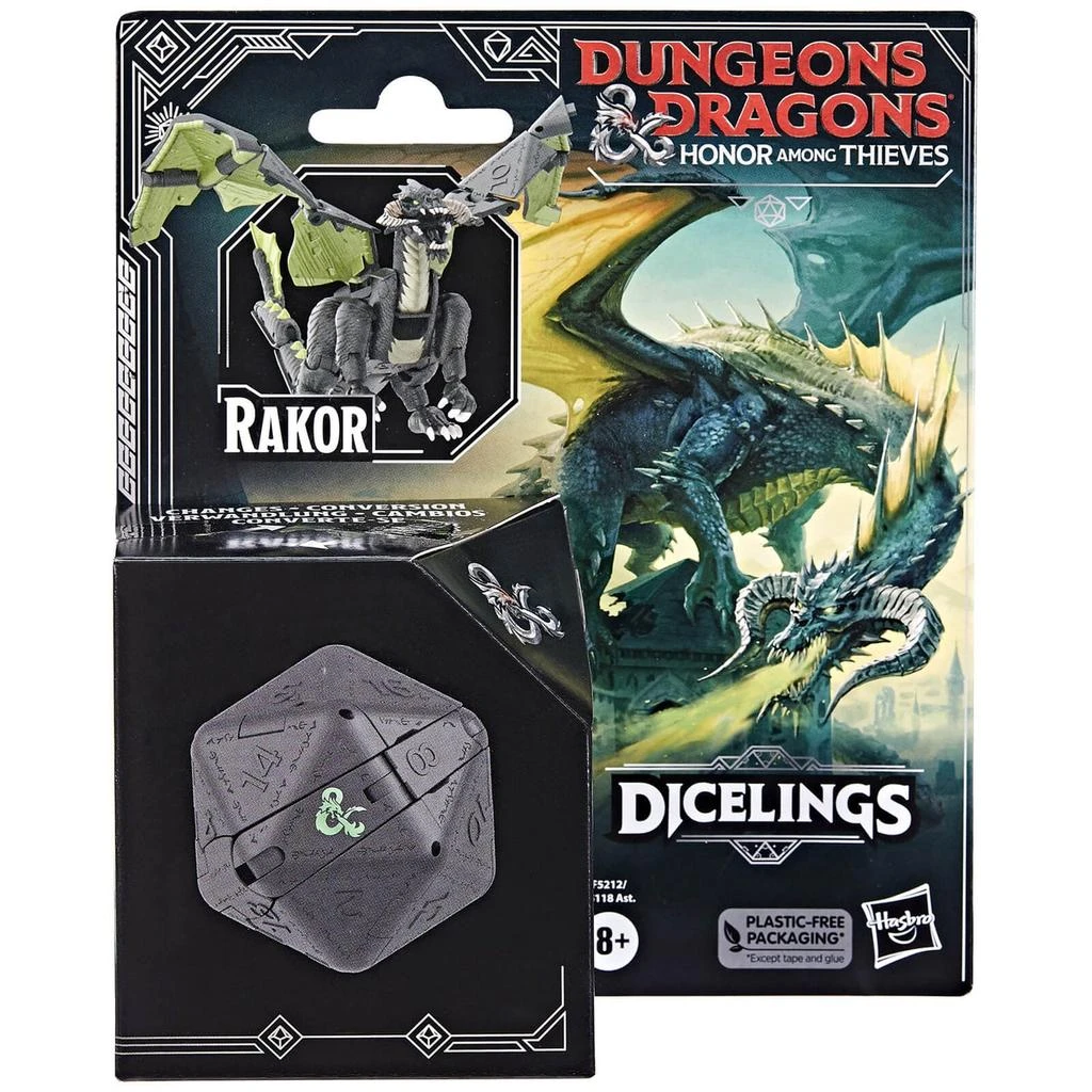 商品Hasbro|Hasbro Dungeons & Dragons Honor Among Thieves D&D Dicelings Black Dragon Collectible Action Figure,价格¥196,第2张图片详细描述