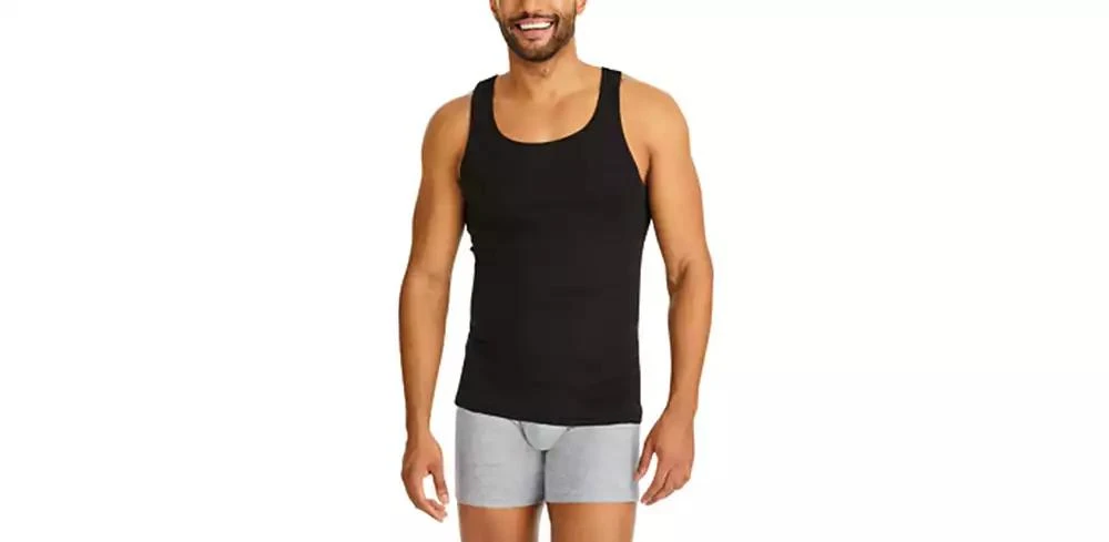 商品Hanes|Men's 6-Pk. Ultimate® ComfortSoft® Dyed Tanks,价格¥171,第2张图片详细描述