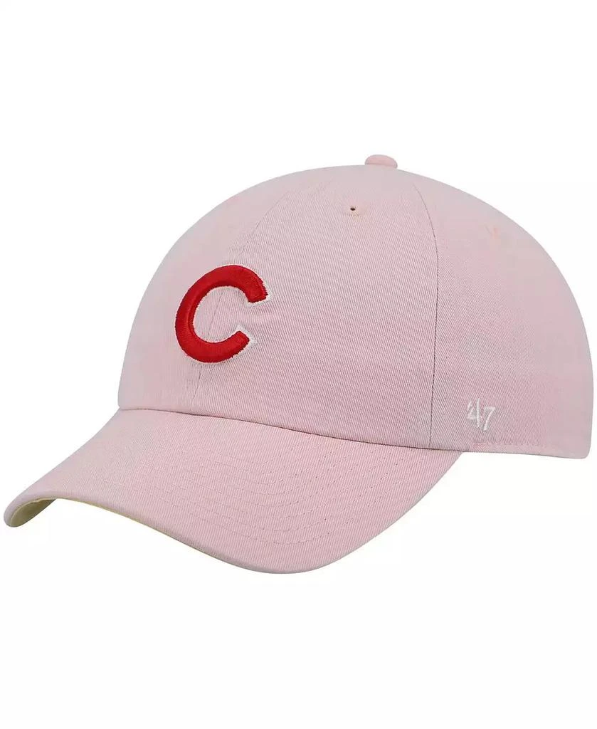 商品47 Brand|Men's '47 Pink Chicago Cubs 1990 Mlb All-Star Game Double Under Clean Up Adjustable Hat,价格¥252,第4张图片详细描述