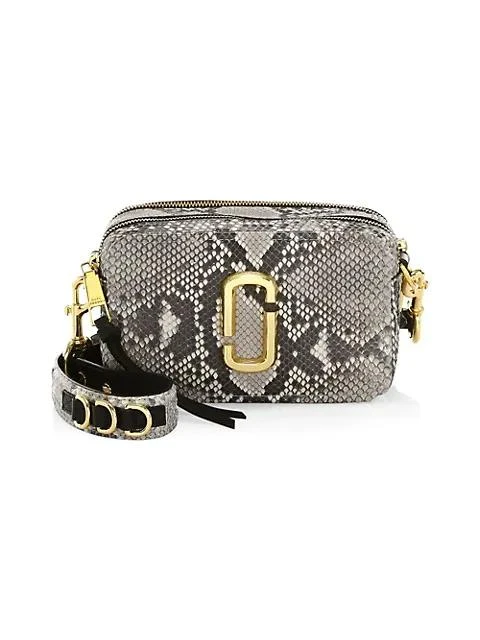 商品Marc Jacobs|The Softshot Snakeskin-Embossed Leather Camera Bag,价格¥9367,第1张图片