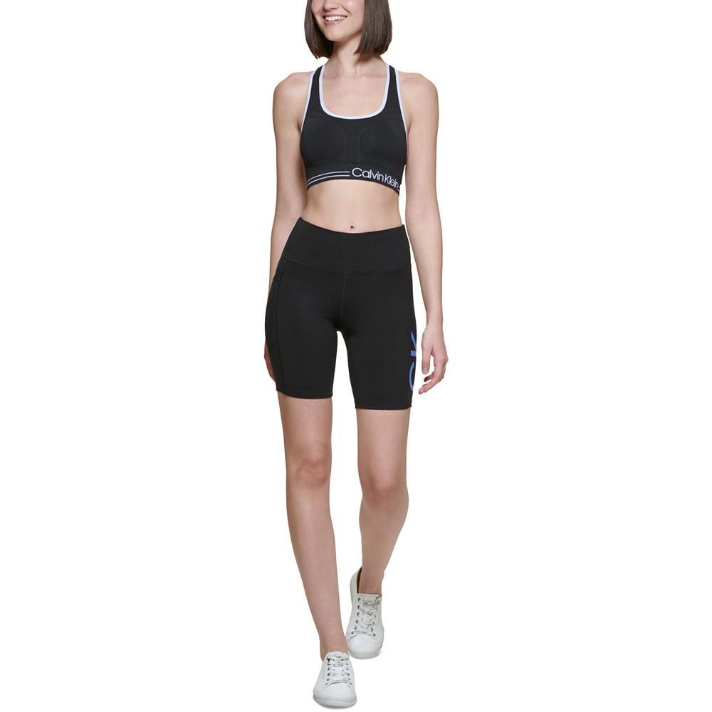 商品Calvin Klein|Women's High-Waisted Logo Bike Shorts,价格¥222,第7张图片详细描述