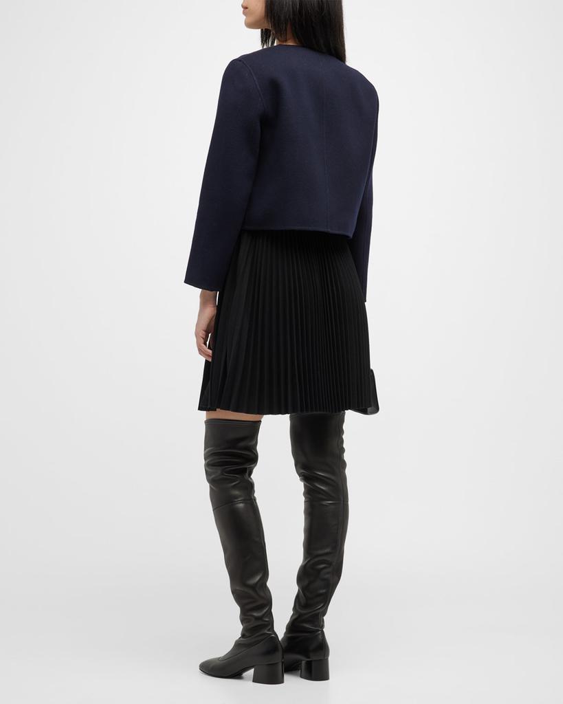 商品Theory|Doubleface Wool-Cashmere Crop Jacket,价格¥2557,第6张图片详细描述