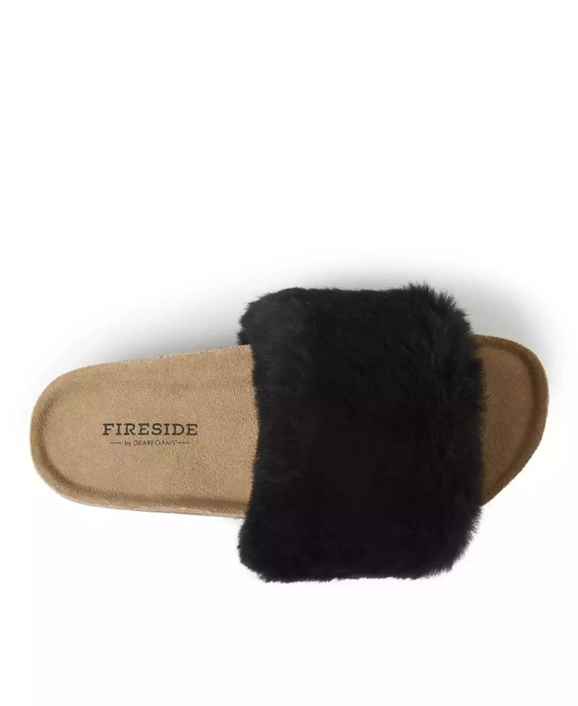 商品Dear Foams|Women's Canberra Cork Footbed Shearling Slides,价格¥301,第4张图片详细描述