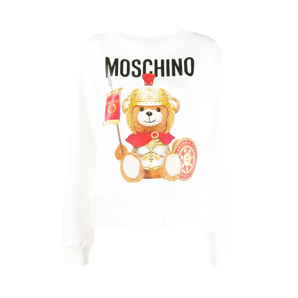 商品Moschino|MOSCHINO 男白色女士卫衣/帽衫 EV1702-5527-2002,价格¥1950,第1张图片